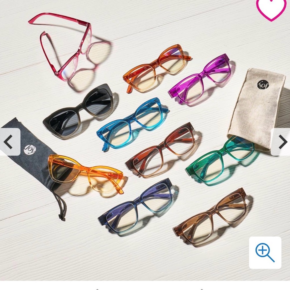 Joy Mangano Women's Glasses Set of Multicolor Collection Computer Readers +3.50
